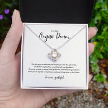 Load image into Gallery viewer, Organ Donor Knot Necklace - Forever Grateful
