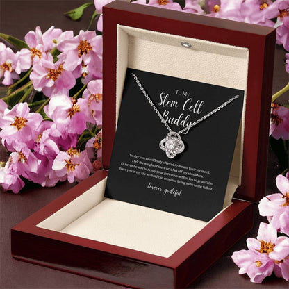 Stem Cell Buddy 'Forever Grateful'  Knot Necklace