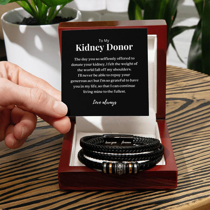 Kidney Donor Gratitude Bracelet