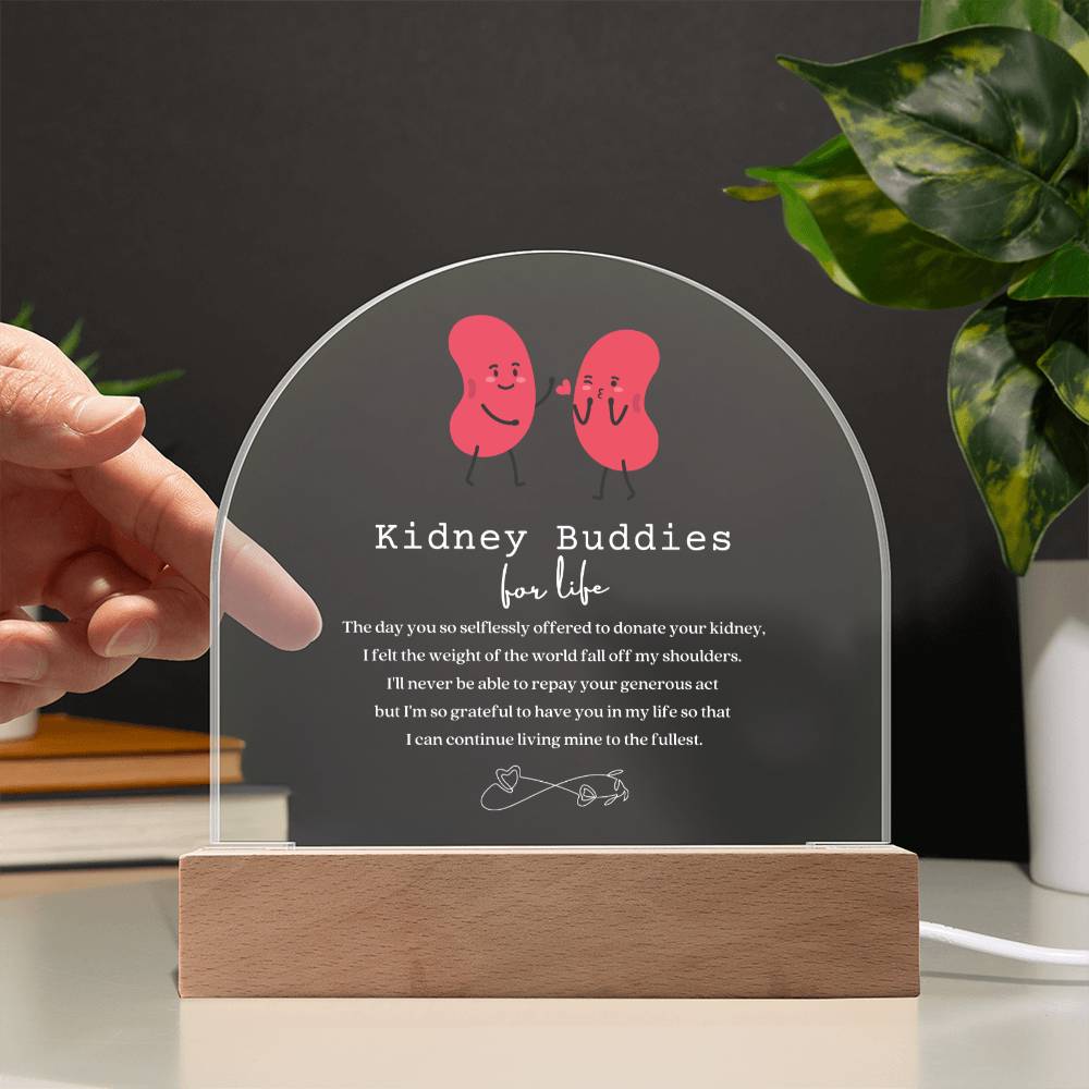 Kidney Buddies Acrylic Arch