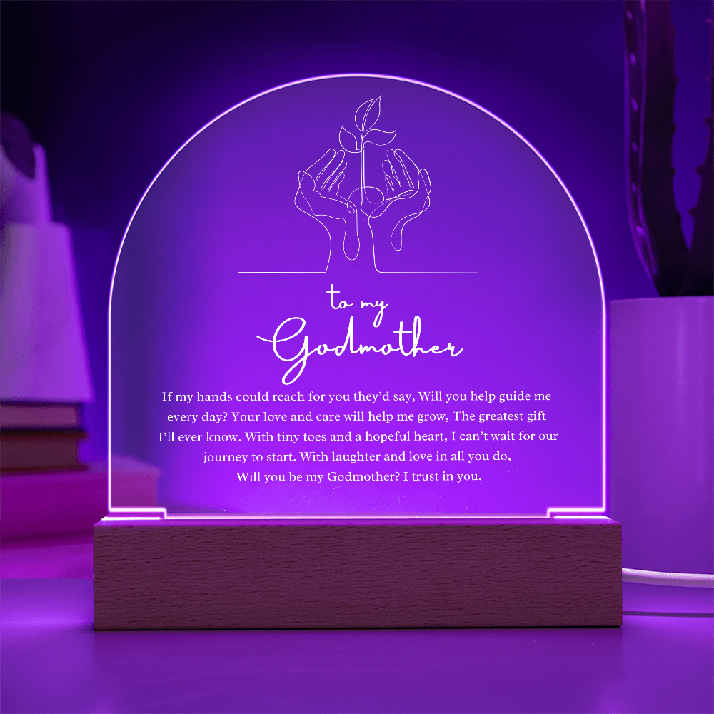 Godmother Proposal LED Acrylic Arch