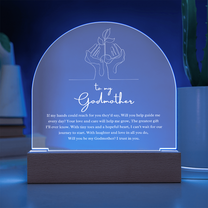 Godmother Proposal LED Acrylic Arch