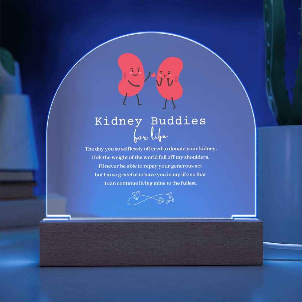 Kidney Buddies Acrylic Arch