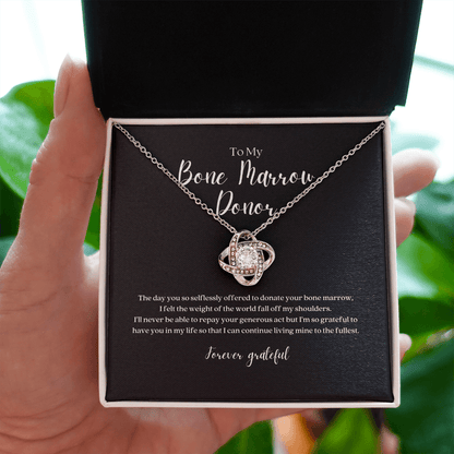 ShineOn Fulfillment Jewelry Bone Marrow Donor Gratitude Pendant Necklace