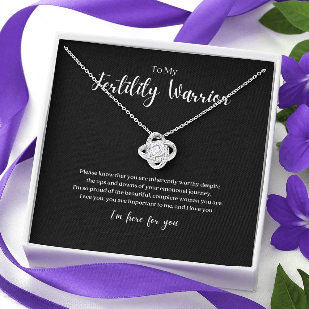 ShineOn Fulfillment Jewelry Fertility Warrior Knot Necklace