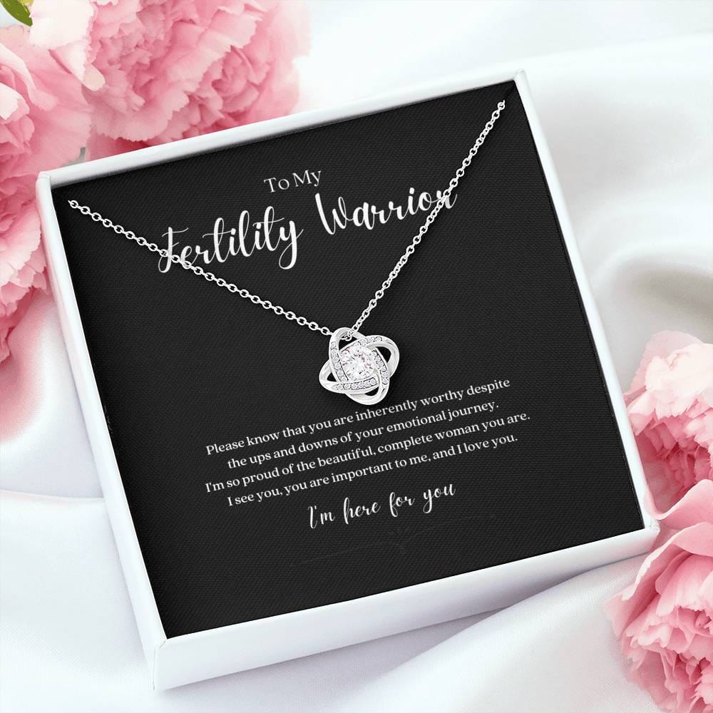 ShineOn Fulfillment Jewelry Fertility Warrior Knot Necklace