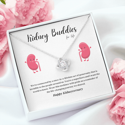 ShineOn Fulfillment Jewelry Kidney Buddies Transplant Anniversary Pendant Necklace