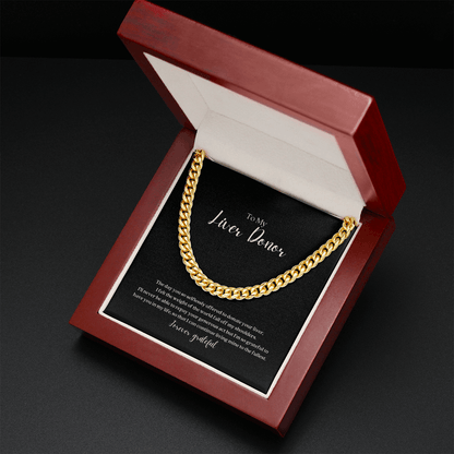 ShineOn Fulfillment Jewelry Liver Donor Cuban Link Chain Necklace